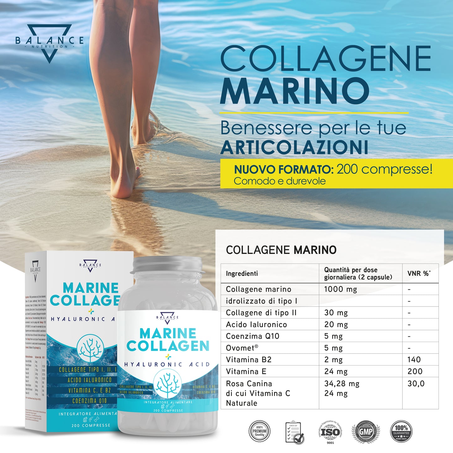 
                  
                    🟠 KIT Collagene Marino 200 compresse + X3 Acido Ialuronico
                  
                