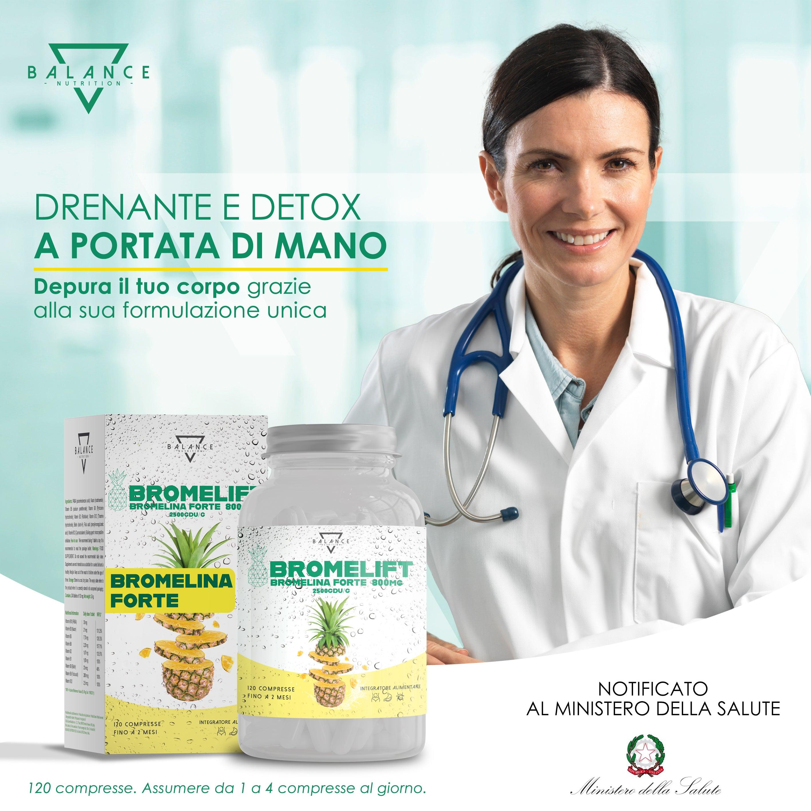 BROMELIFT®| Bromelina Forte Drenante - Balance Nutrition
