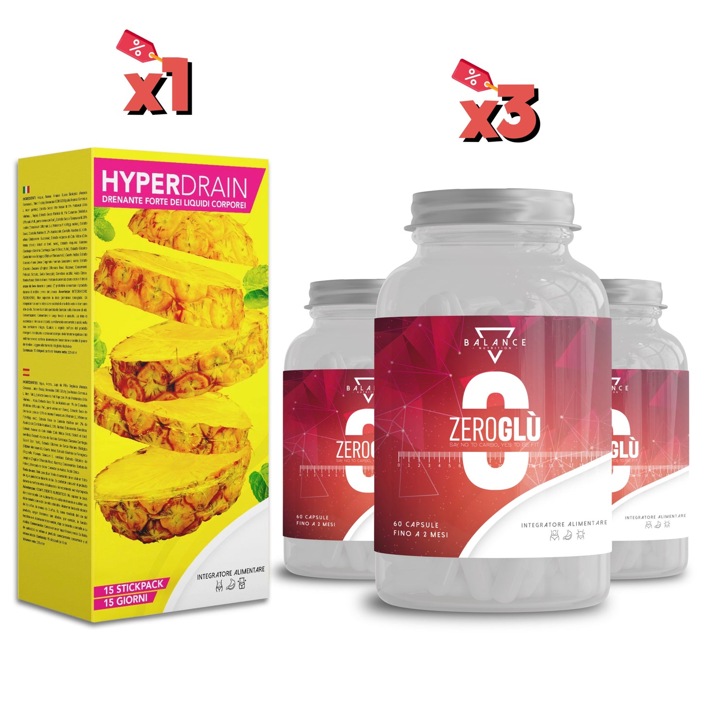 
                  
                    🔵 1 Hyperdrain + 3 ZeroGlù
                  
                