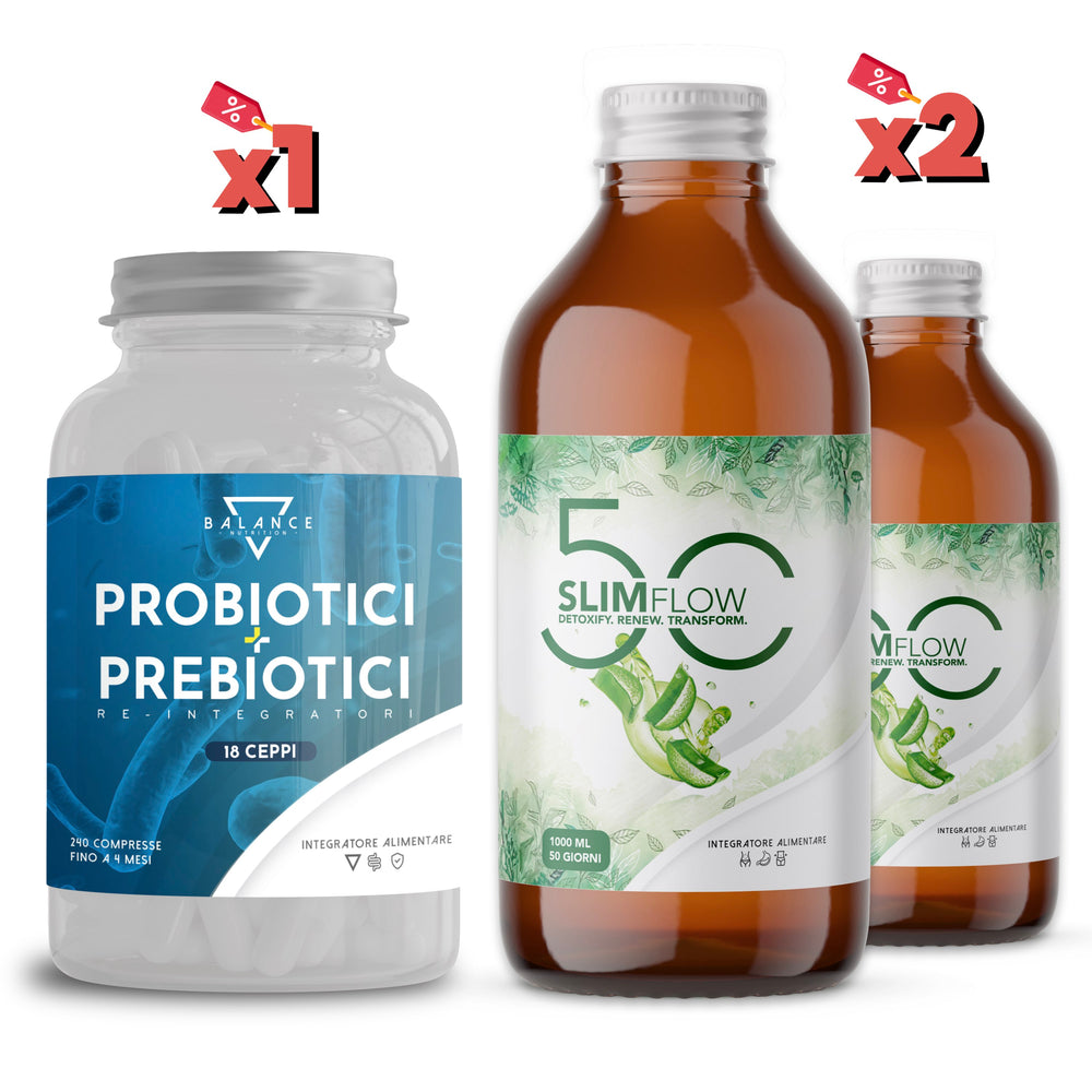 
                  
                    🔵 1 Probiotico + 2 SlimFlow50 Detox
                  
                