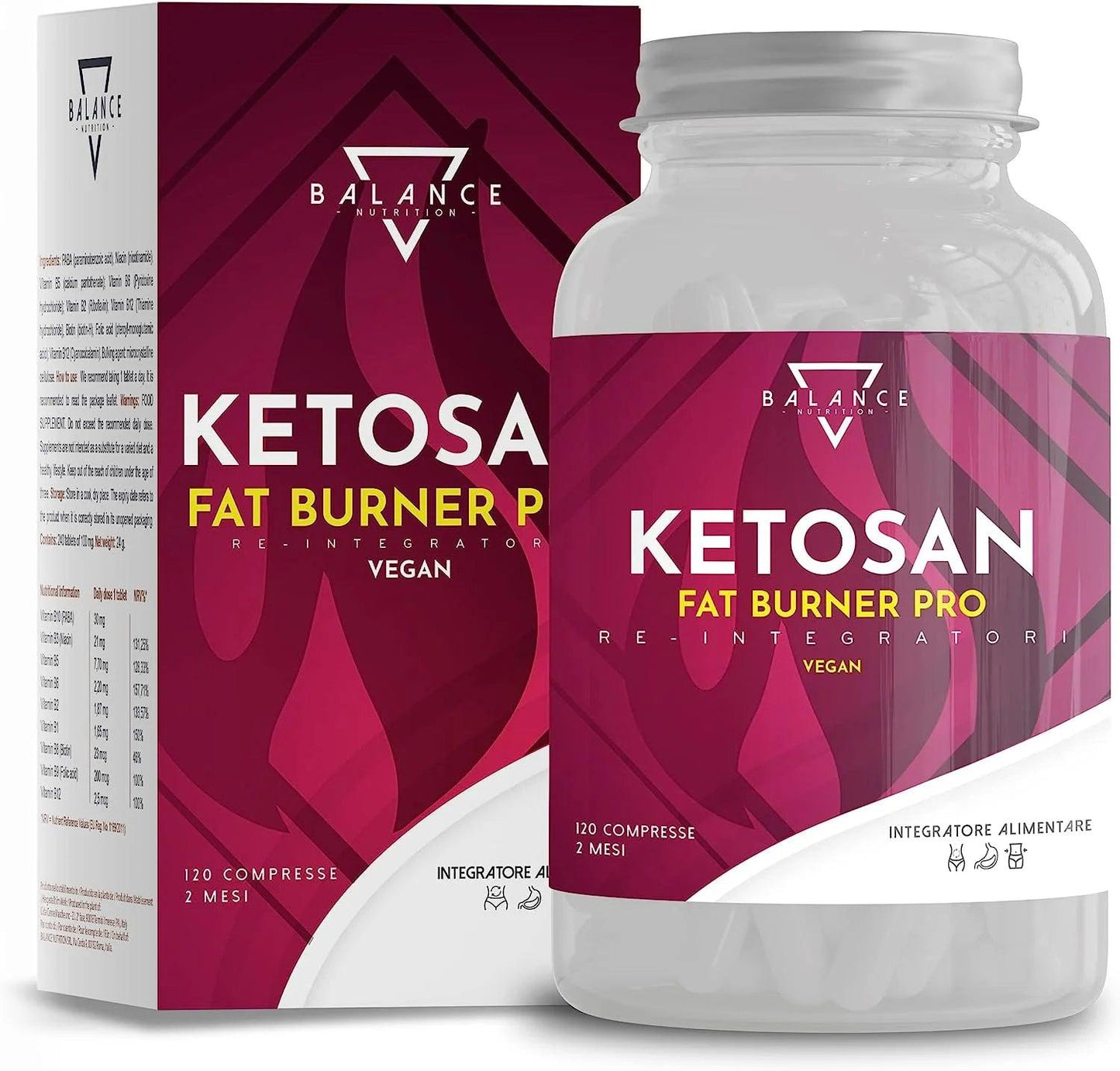 KETOSAN™ Integratore alimentare per il controllo del Peso Corporeo con azione snellente e drenante - Balance Nutrition