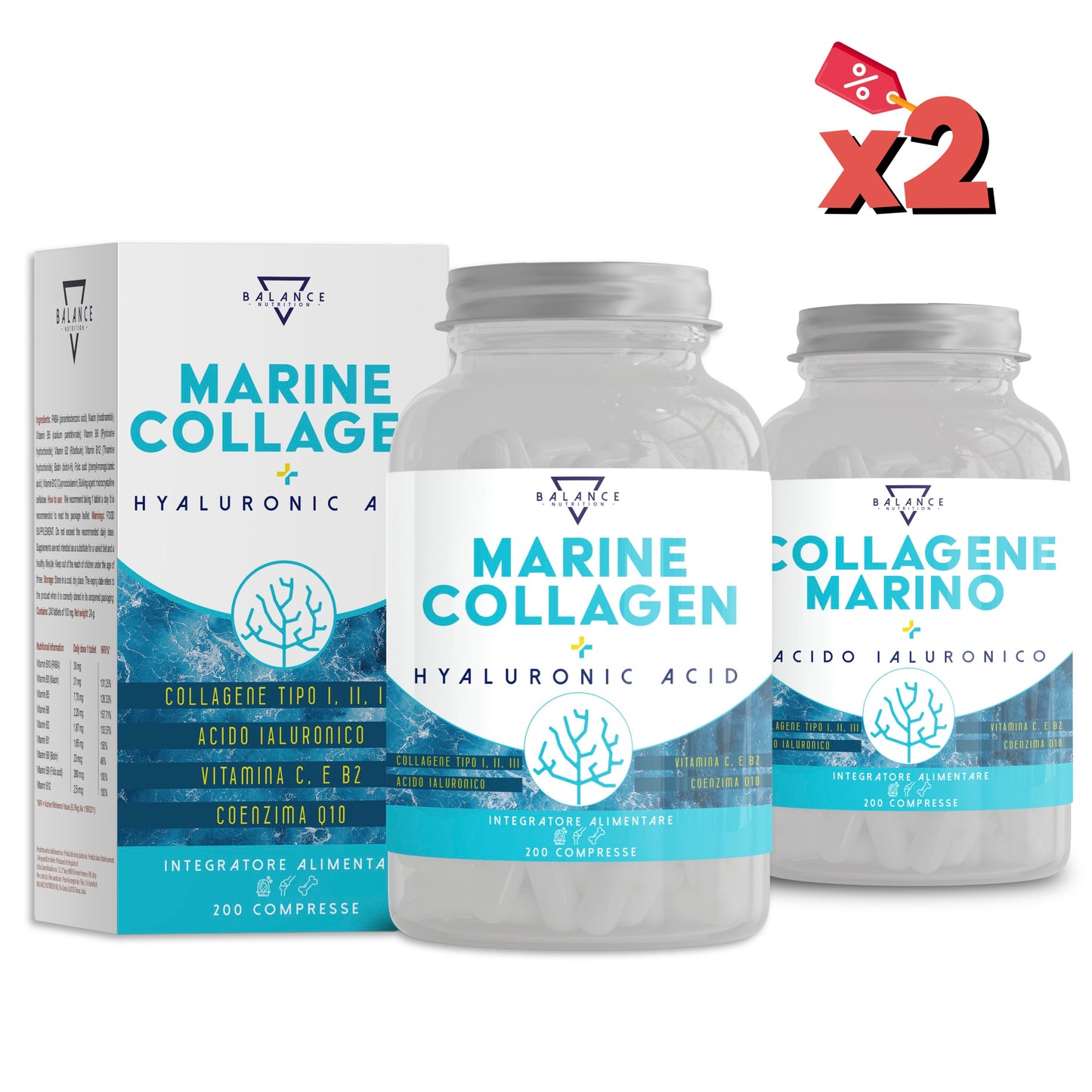 
                  
                    🟠KIT X2 Colágeno Marino 200 comprimidos
                  
                