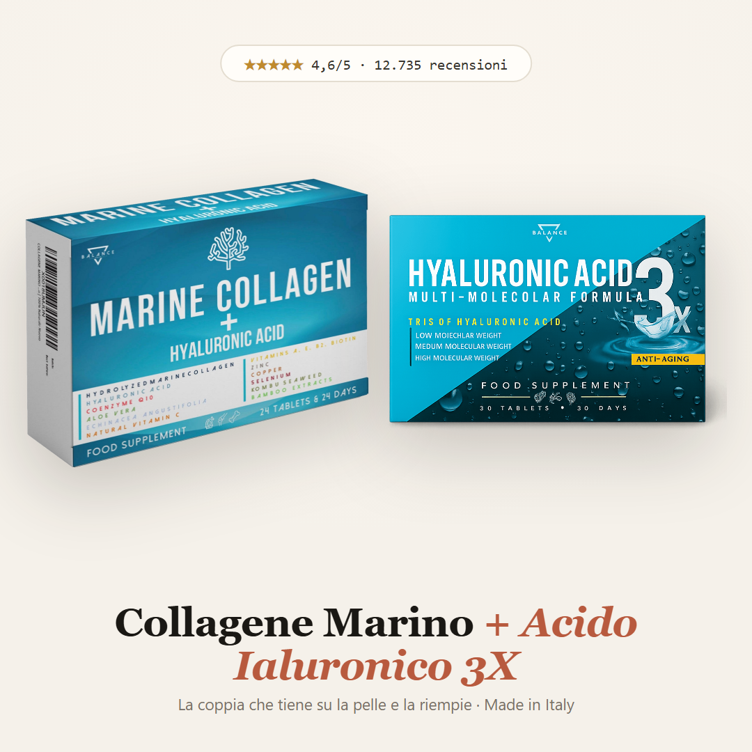 Collagene Marino + Acido Ialuronico 3X