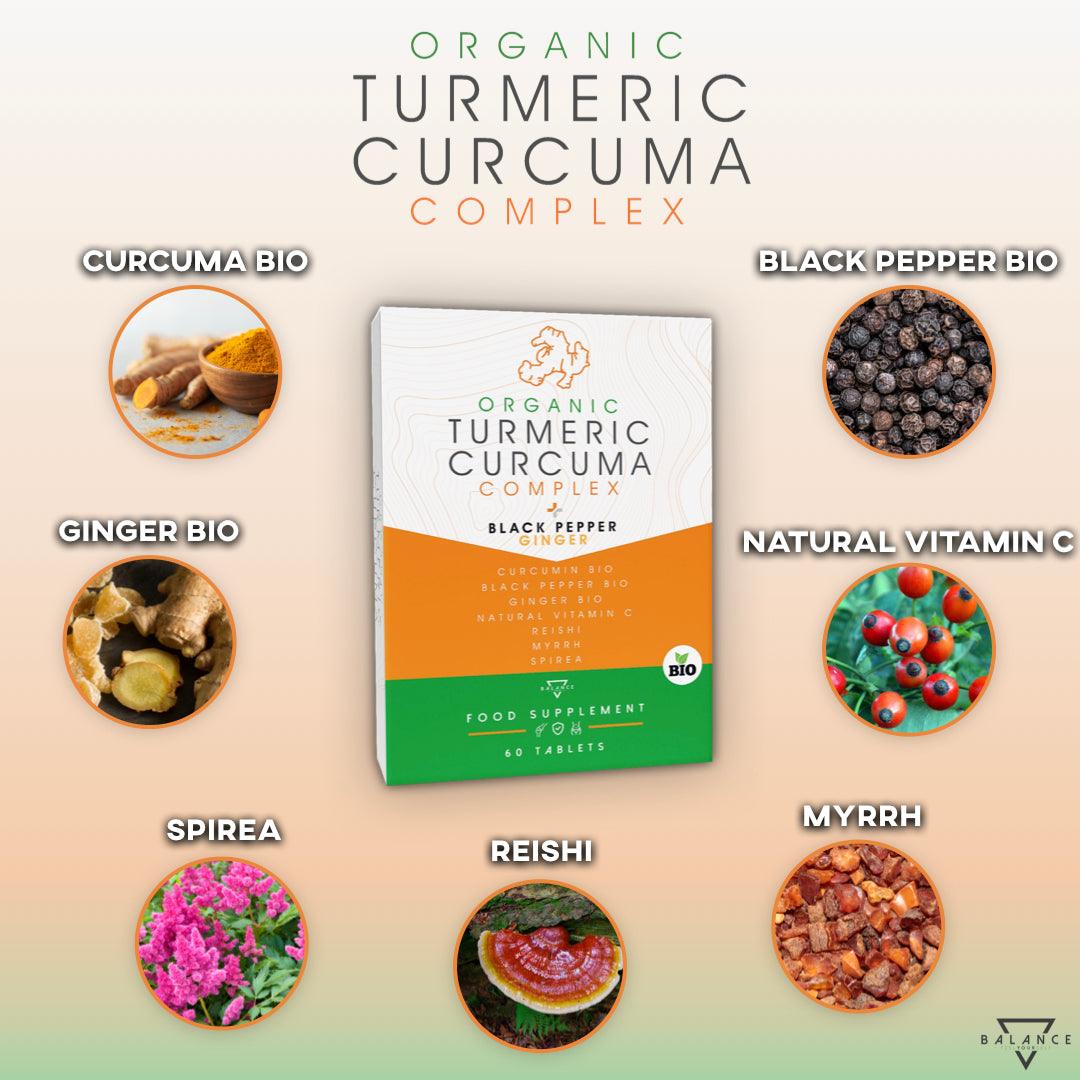CURCUMA BIO™ - Integratore Alimentare per accelerare il metabolismo e per articolazioni in salute - Balance Nutrition