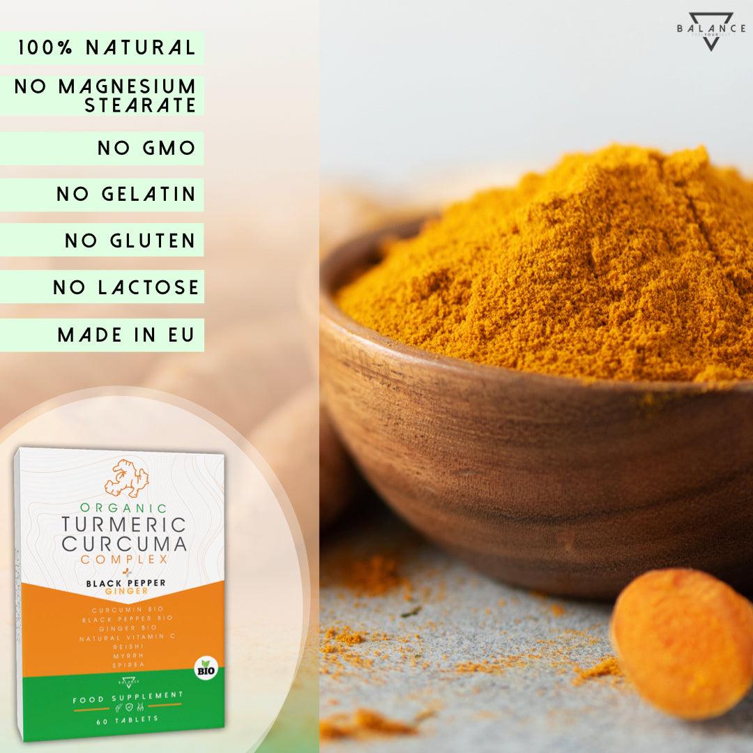 CURCUMA BIO™ - Integratore Alimentare per accelerare il metabolismo e per articolazioni in salute - Balance Nutrition