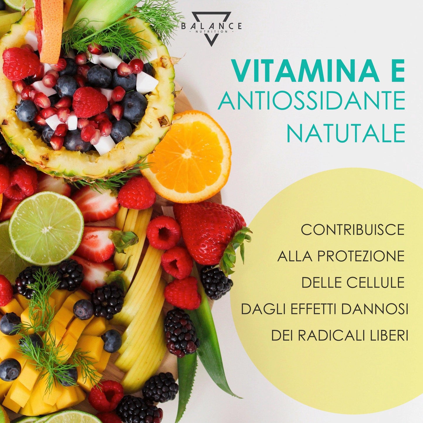 
                  
                    VITAMINA E™ - Integratore Alimentare ad azione Antiossidante - Balance Nutrition
                  
                