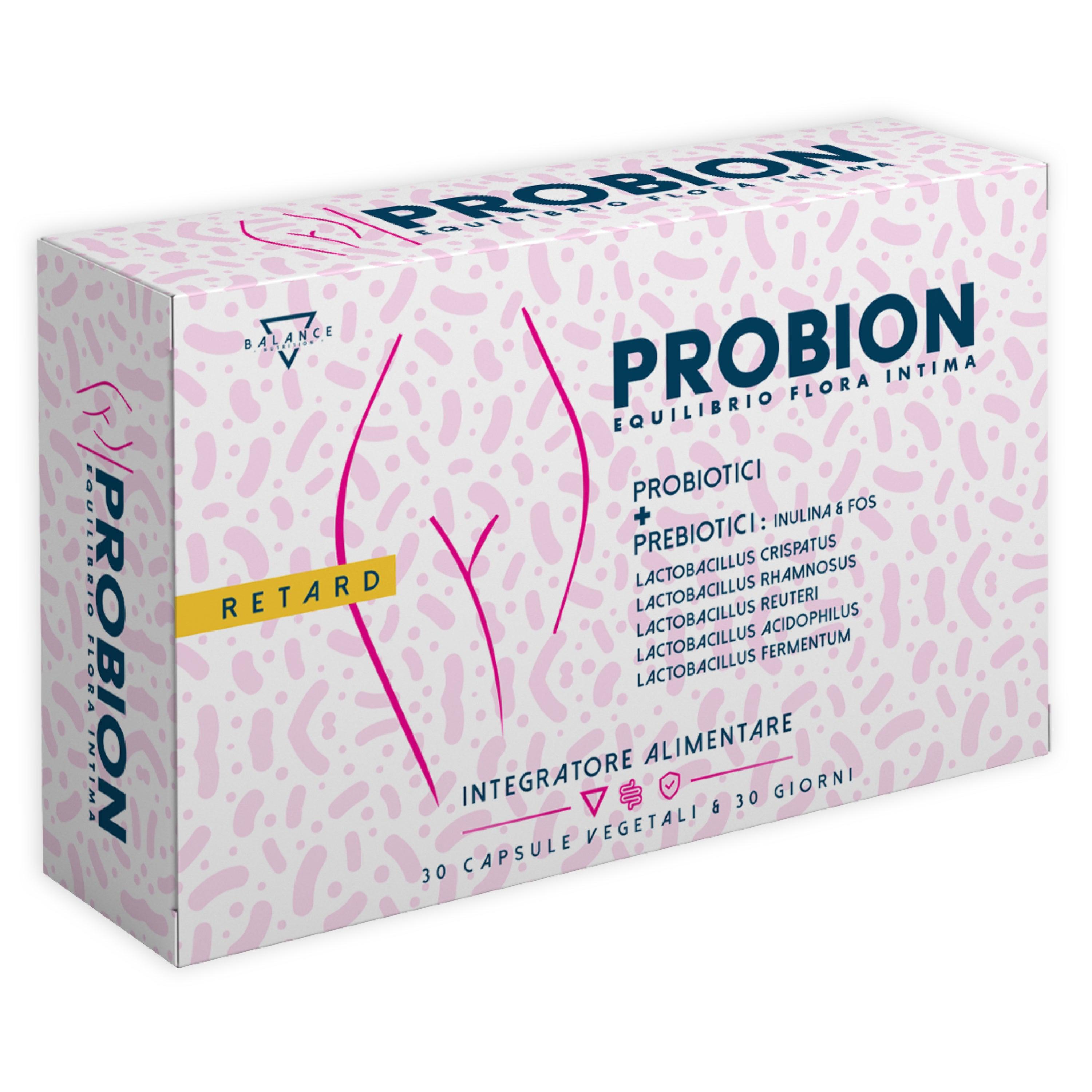 PROBION FLORA INTIMA™ Integratore alimentare per il benessere della Flora Intima - 30 capsule - Balance Nutrition