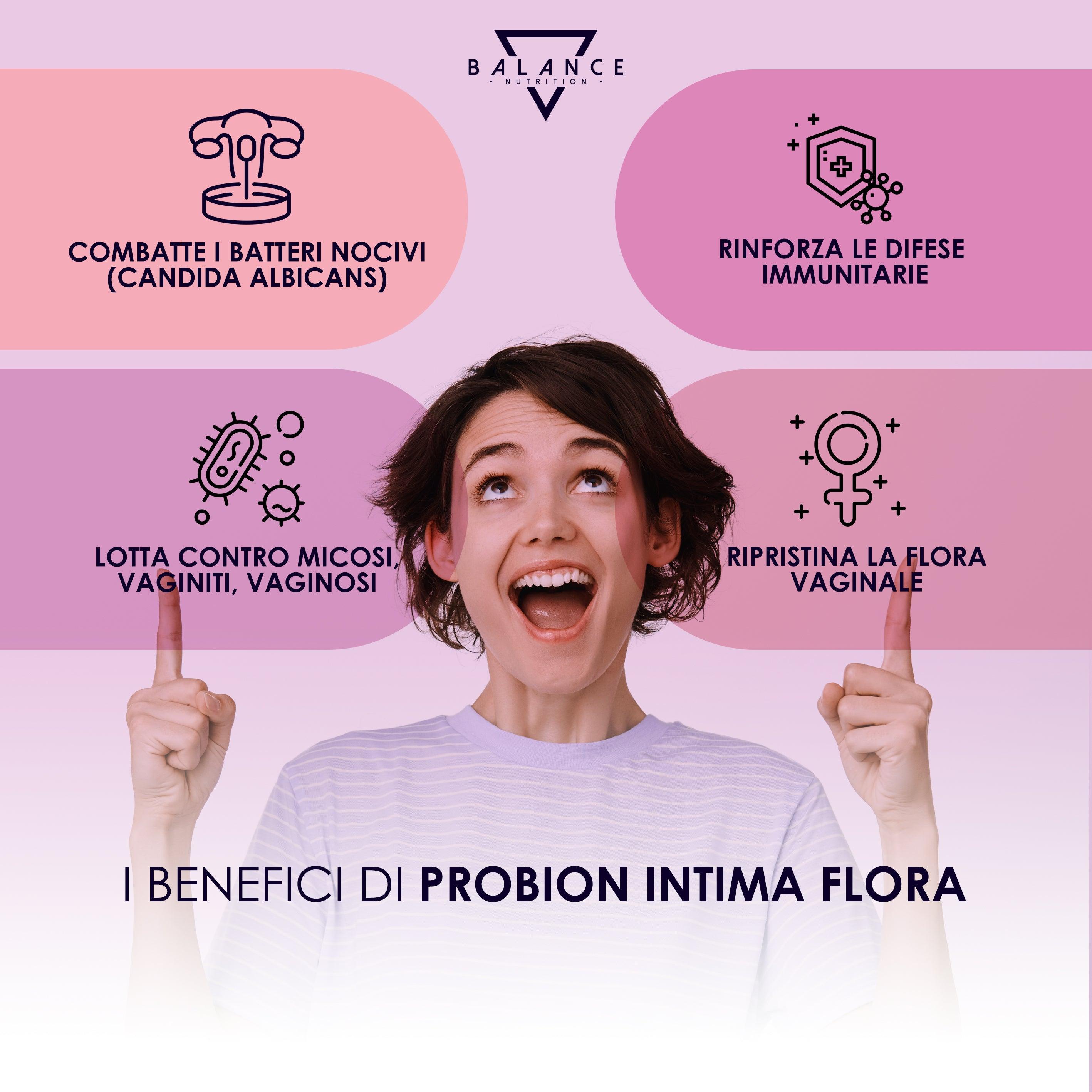PROBION FLORA INTIMA™ Integratore alimentare per il benessere della Flora Intima - 30 capsule - Balance Nutrition