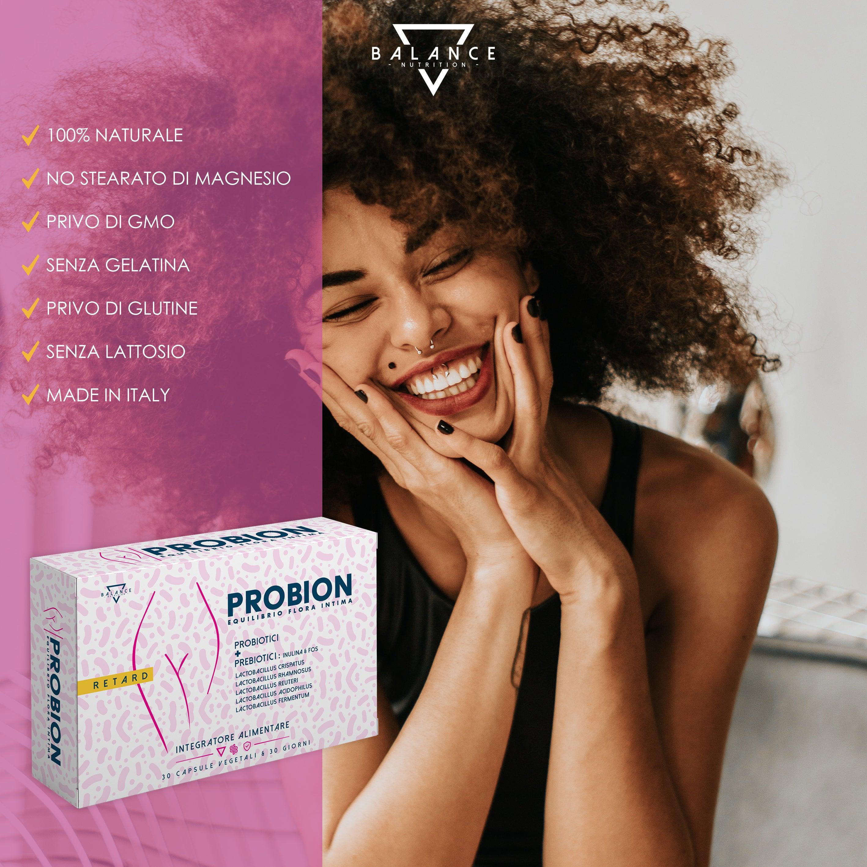 PROBION FLORA INTIMA™ Integratore alimentare per il benessere della Flora Intima - 30 capsule - Balance Nutrition