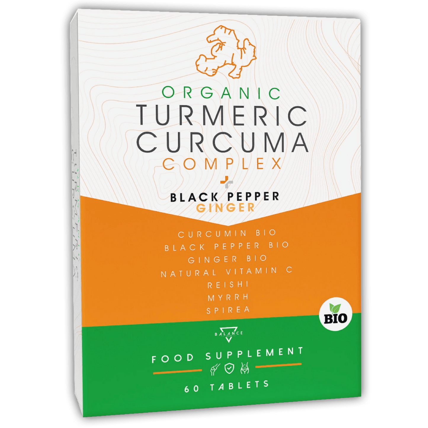 CURCUMA BIO™ - Integratore Alimentare per accelerare il metabolismo e per articolazioni in salute - Balance Nutrition