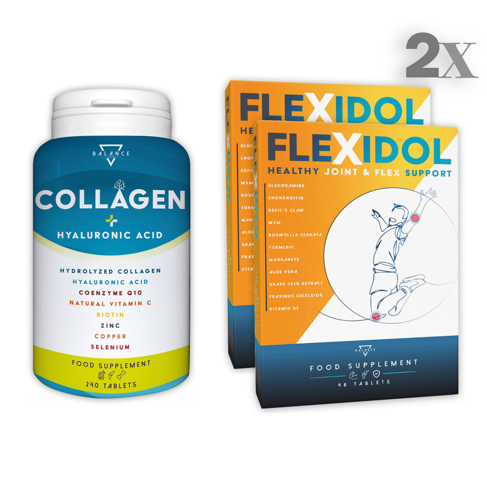 KIT RISPARMIO ARTICOLAZIONI - COLLAGENE IDROLIZZATO™ 240 compresse + FLEXIDOL™ X2