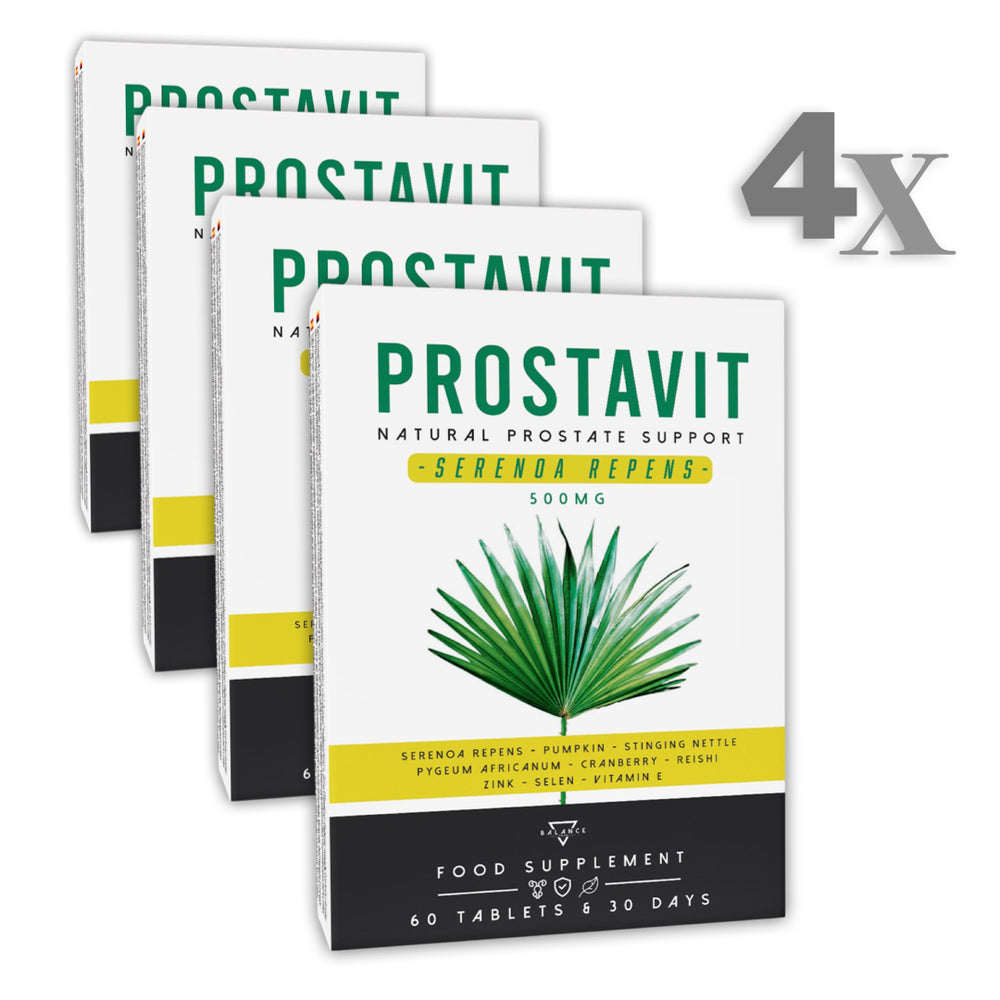 PROSTAVIT™ X4 – Nahrungsergänzungsmittel für das Wohlbefinden der Prostata