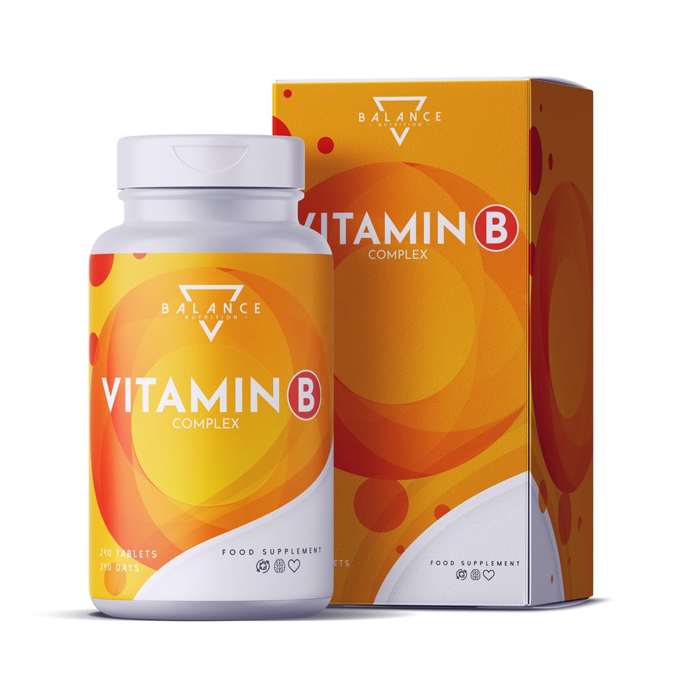 VITAMIN B COMPLEX™ - Integratore per ridurre stanchezza e affaticamento e contribuire al normale metabolismo energetico - Balance Nutrition
