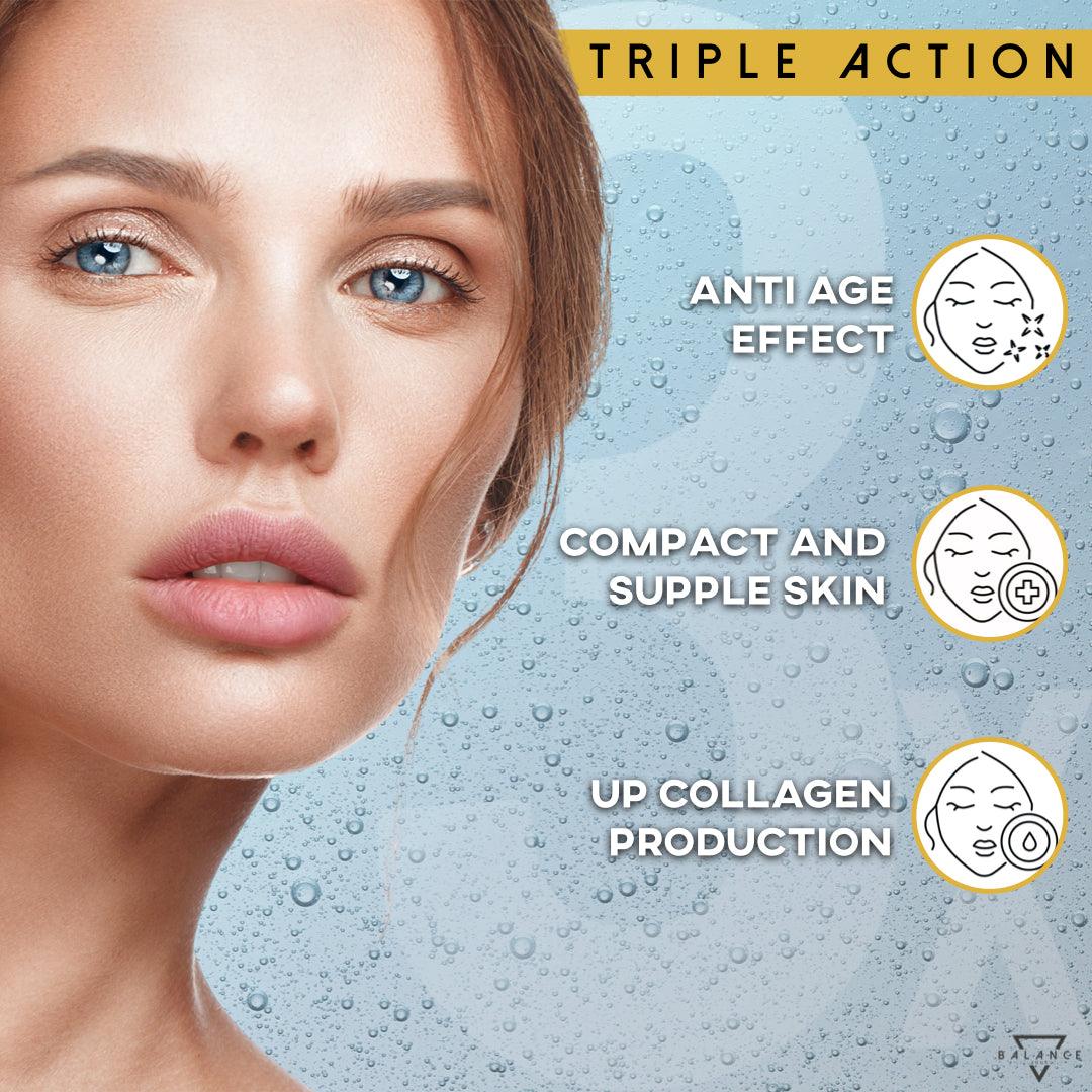 
                  
                    ACIDO IALURONICO 3X Antiage e Antirughe - Balance Nutrition
                  
                